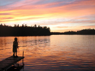 WATERFRONT CAMP ON UPPER SARANAC LAKE