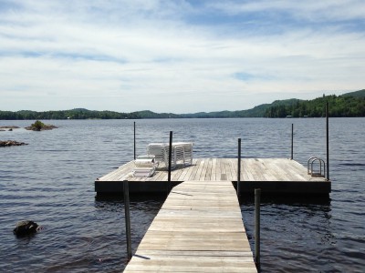 SUNSET POINT ON BIG MOOSE LAKE