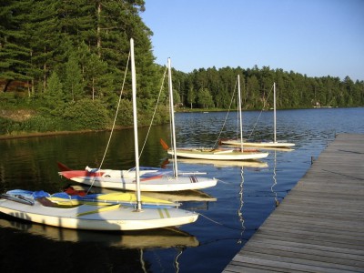 FORMER CHILDRENS CAMP SECLUDED BEACH, BOATS, DOCKS