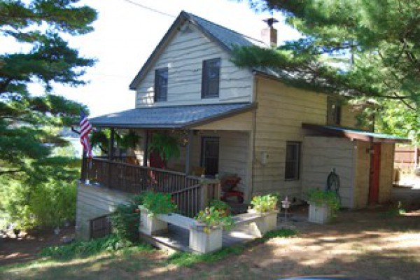 view from upper driveway
