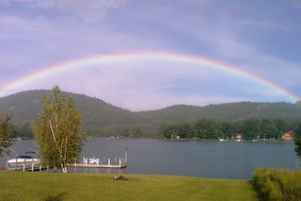 Lakefront Rainbow
