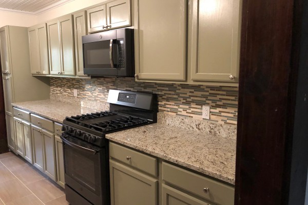 Large kitchen, redone in 2019.  New appliances.