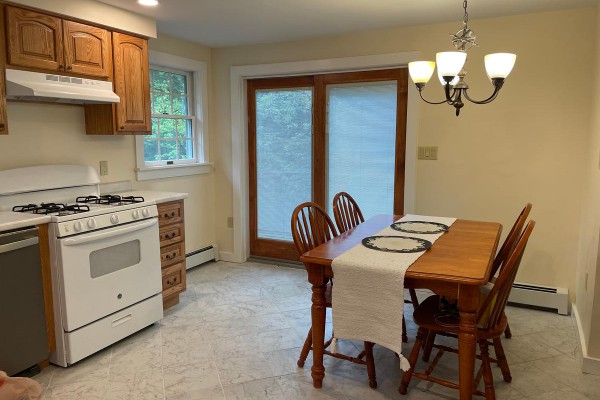 Kitchen and dining area