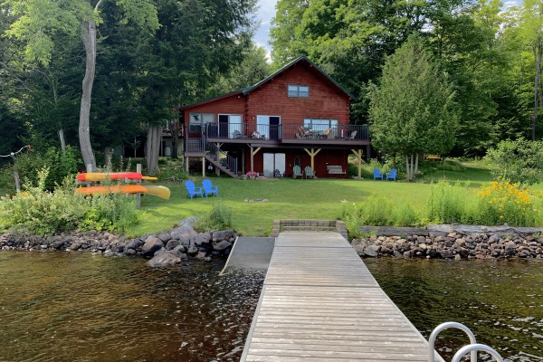 Dancing Bear lodge is the main cabin - lakeside
