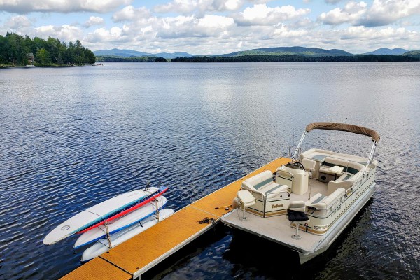 40 foot dock + kayaks and paddle boards