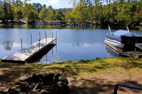 Dock and lake frontage