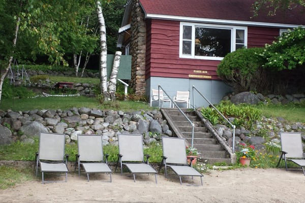 Shared beach with view of Cabin#1