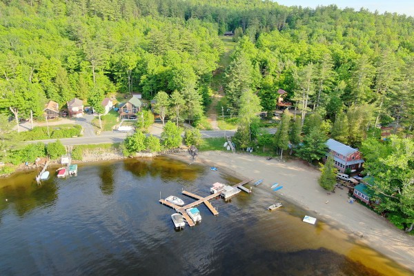 Aerial view of SLC Association Beach