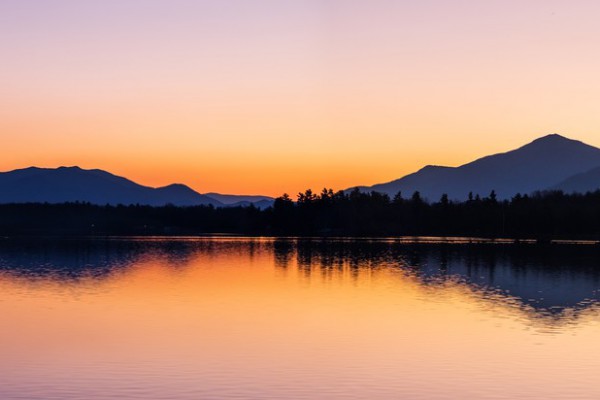 Sunset View from the Dock and Back Yard