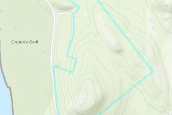 GIS Map of 129.46 acre lot