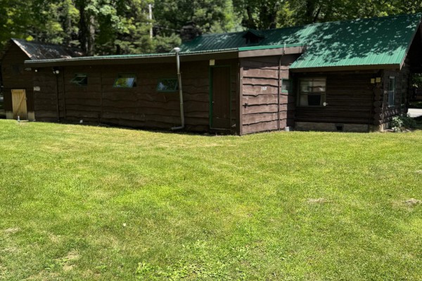 Spacious lawn
