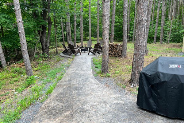 Fire pit area