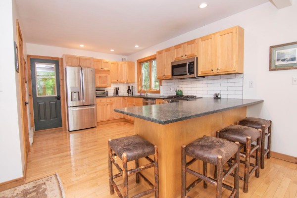 Large fully stocked kitchen