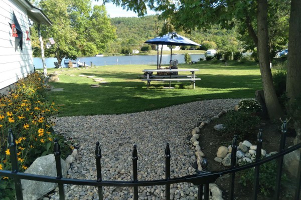 Walkway entrance