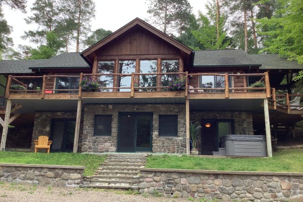 View of house from lake