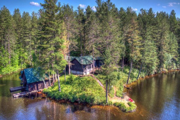 Aerial view of Willow Camp