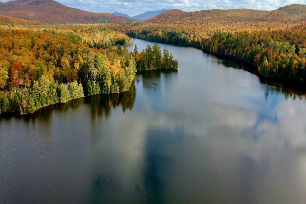 Deep water south end of lake