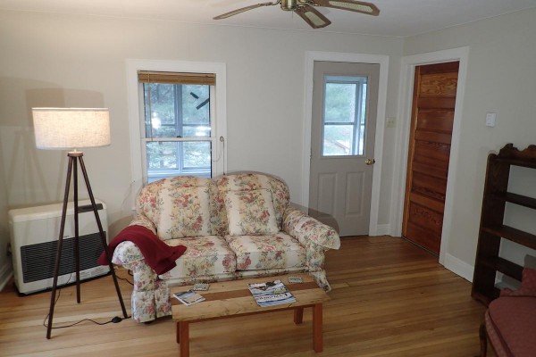 Living Room and entry from porch