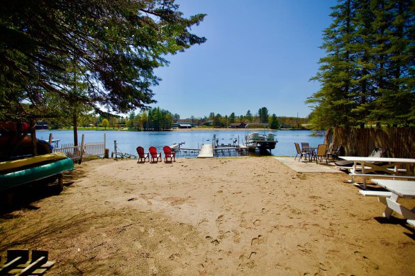 Private beach shared with 2 other families