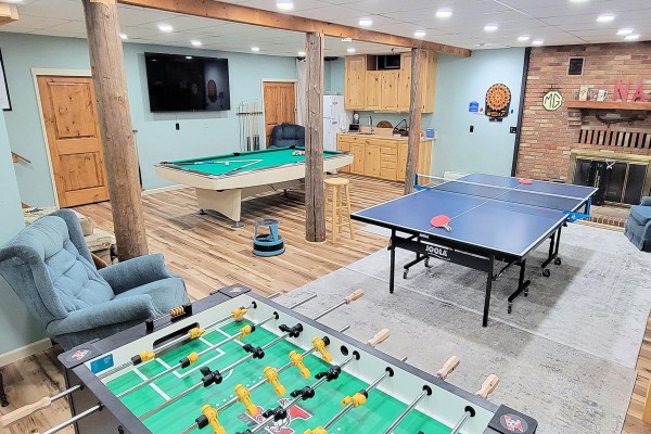 Basement Game Room
