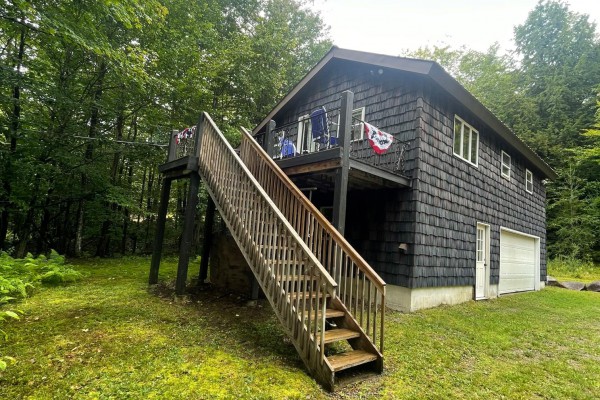 Side deck off of apartment
