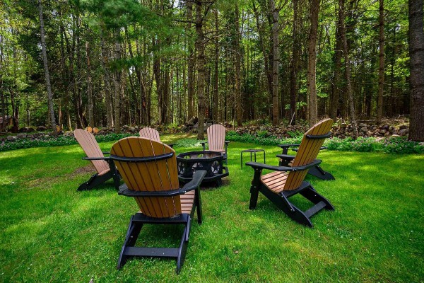 Back yard fire pit