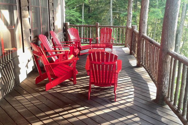 Watch the Sunset from Covered Porch