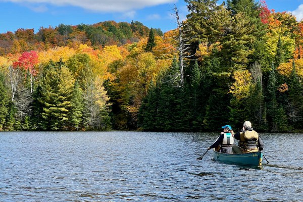 Enjoy the quiet motor free waters of Twin Ponds