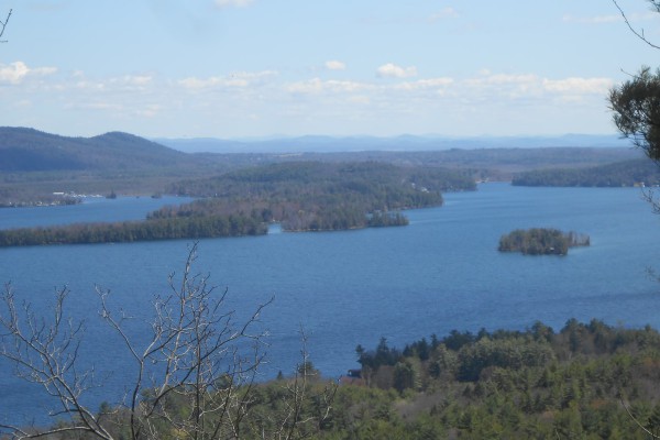 One of the lake views from the end of the hiking trail.