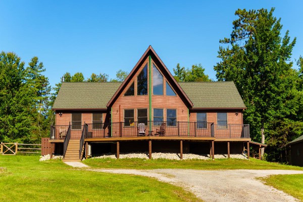 Beautiful Adirondack Alpine Cabin on 2.6 acres.