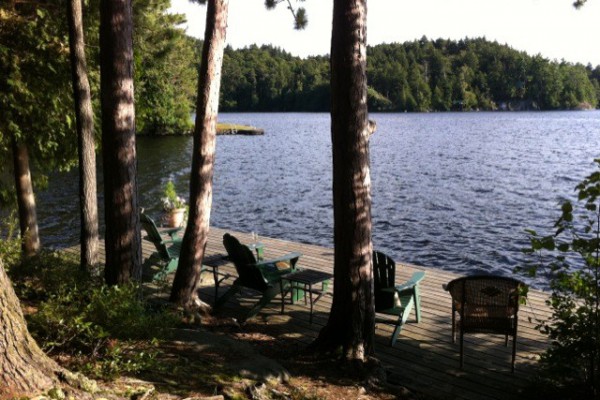 Relax and enjoy the tranquility on the large dock