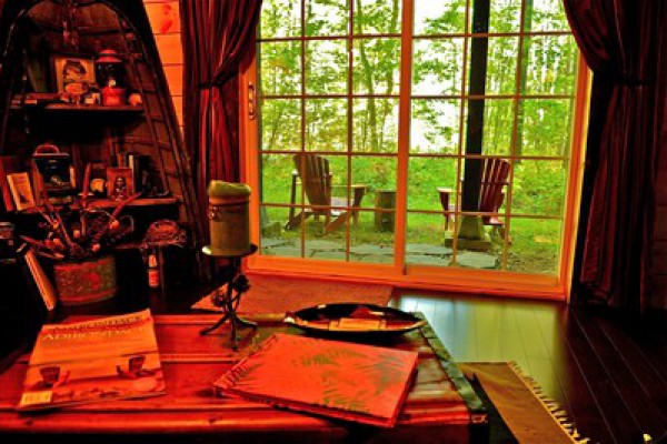 Outdoor view from the couch