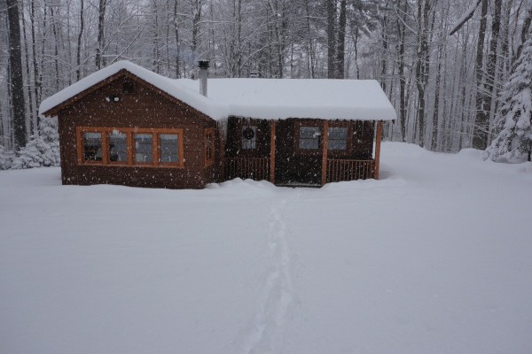 Cozy Cabin in the winter