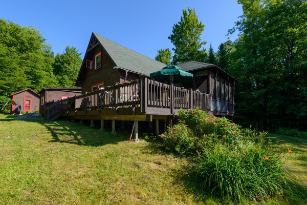 Deck Overlooking Lake Clear