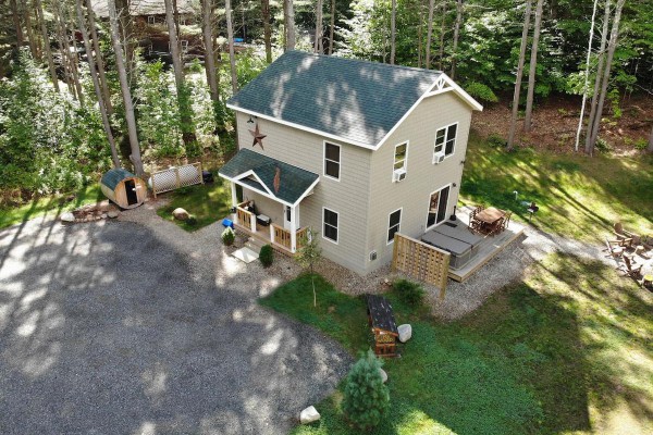 3 Bedroom, 2 baths, on a wooded acre of property.