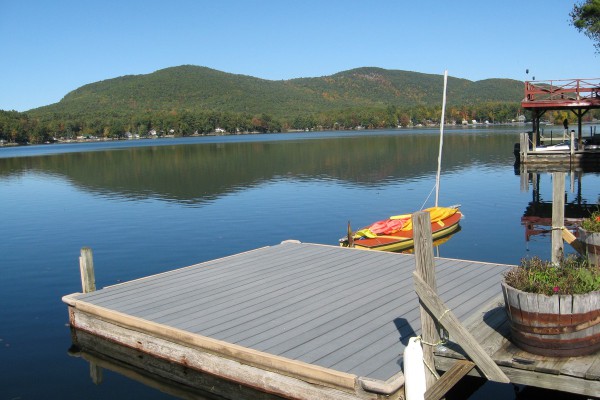 View of French MT from dock