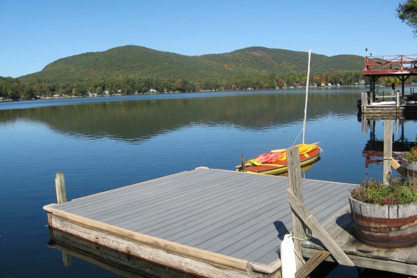View of French MT from dock