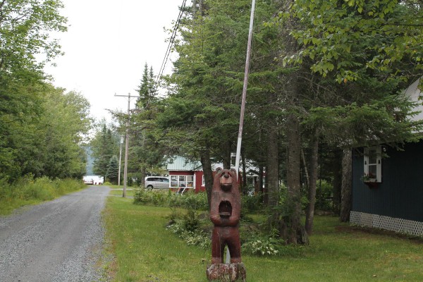 Distance from house to lake at end of road