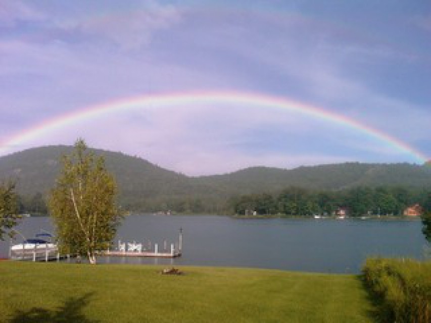 Lakefront Rainbow
