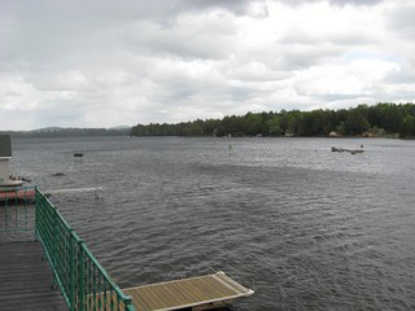 Lake House Upstairs Deck