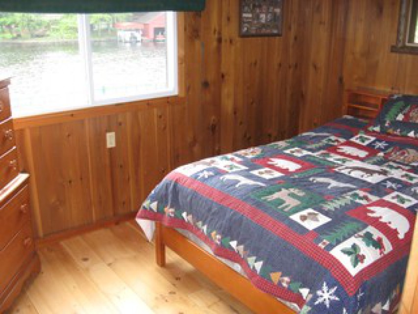 Lake House Upstairs Bedroom