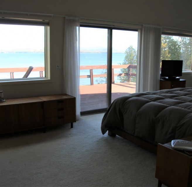 Master Bedroom #1 with Lake Views