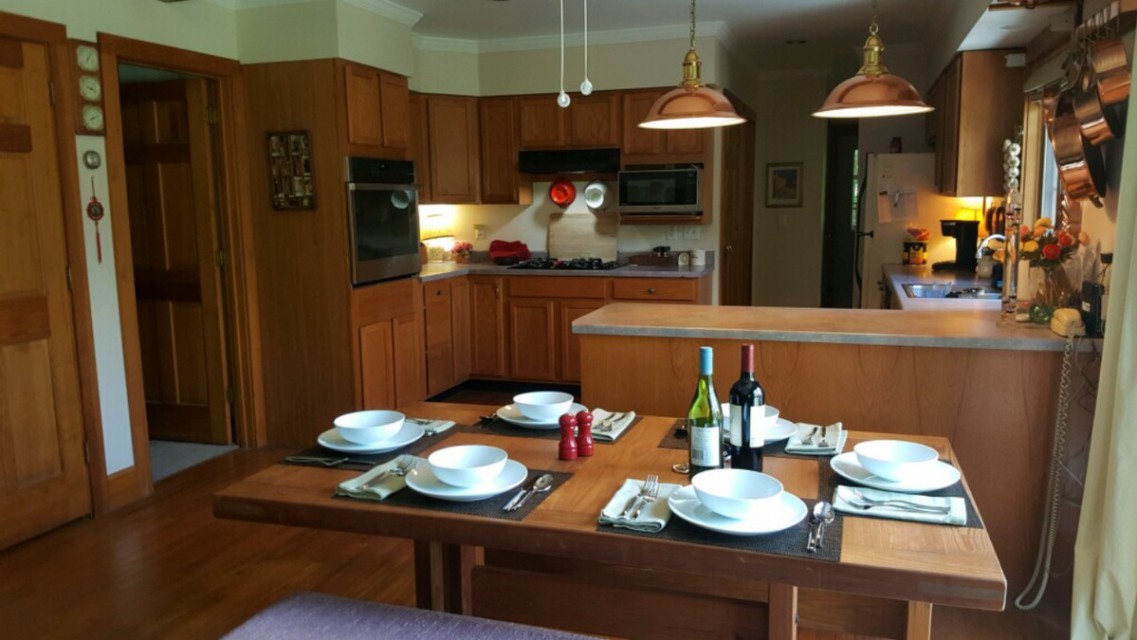 Kitchen side of Gr. Room. Fully stocked, less to pack.