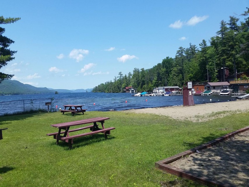 Picnic and swim in the clear water.
