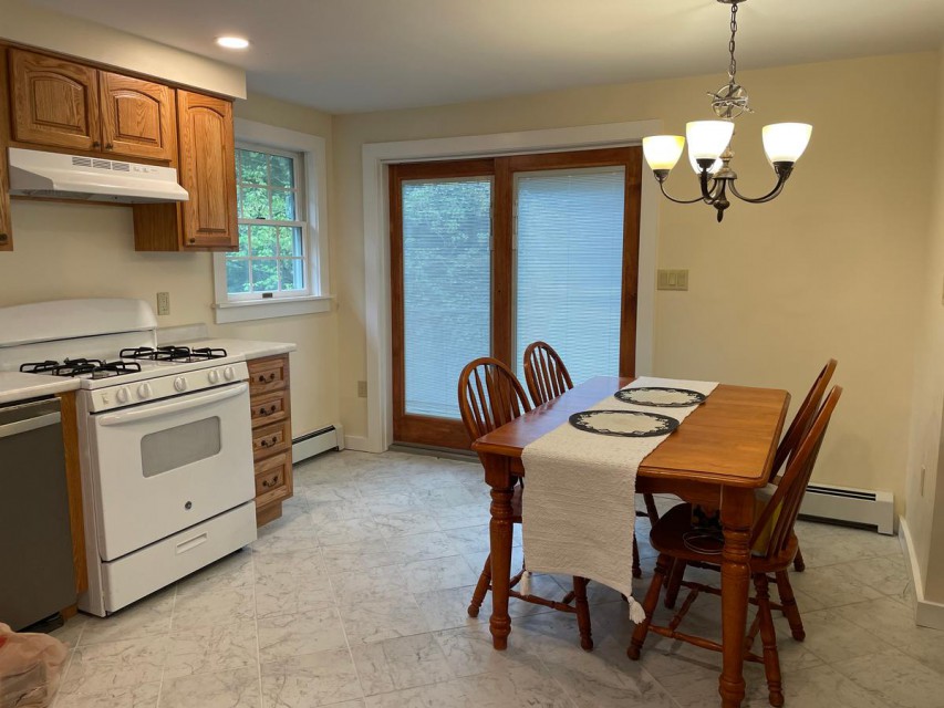 Kitchen and dining area