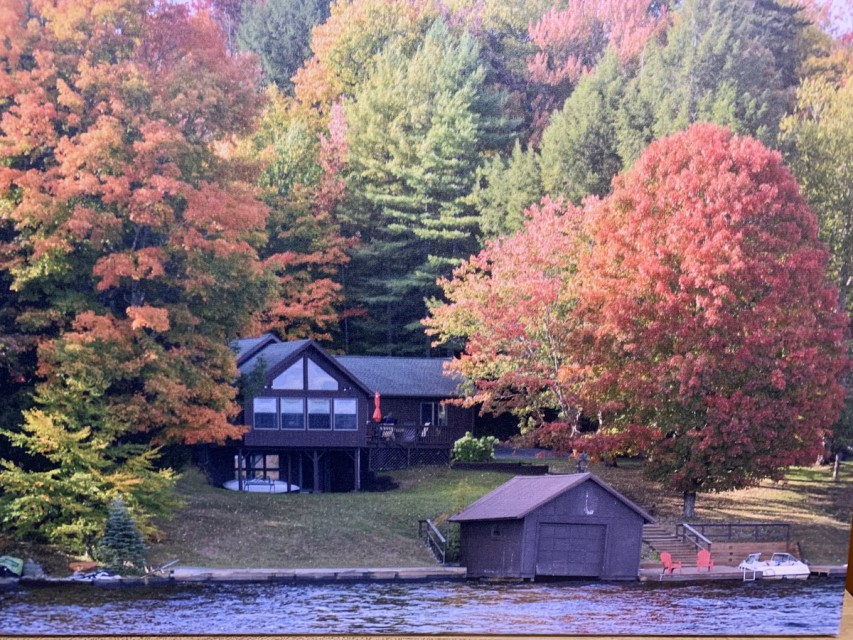 Front of camp from lake