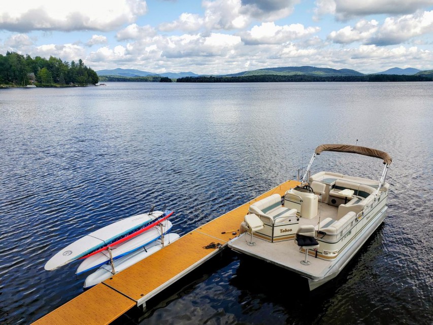 40 foot dock + kayaks and paddle boards