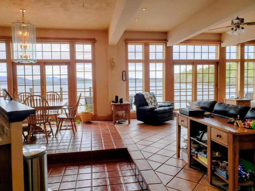 Open floor plan with great views and lots of light!