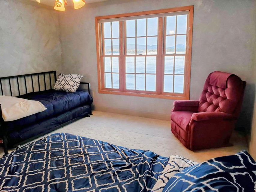 Upstairs BR with 3 beds, large closet, great views