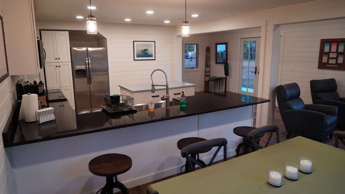 Cabin #1 Open first floor, everything is new